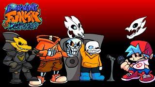 FNF vs Distrusted Sans, Papyrus & Alphys - Humerus (FDY DIFFICULTY) (FNF Mods)