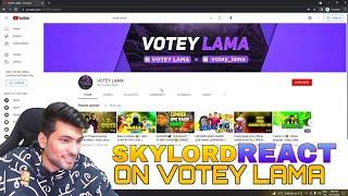 @skylord react on @votey lama video | Skylord funny reaction on votey lama