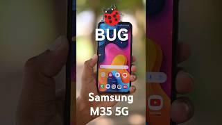 Bug in Samsung Galaxy M35 5G #big #samsung #m35 #shorts #viralvideo #tech