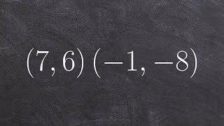 Learn to graph a circle when given two points o the diameter