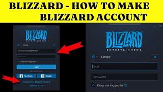 Blizzard | How To Make Blizzard Account | Quickly Sign Up for Battle.net Account