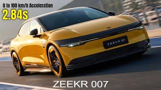 Chinese Zeekr 007 EV Sedan Revealed To Rival Tesla