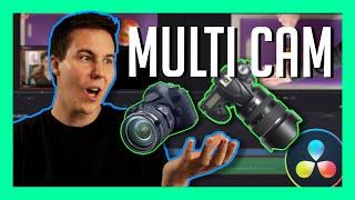 HOW TO SYNC MULTI-CAM IN RESOLVE 17 - DaVinci Resolve  17 Multi-Camera Sync Tutorial