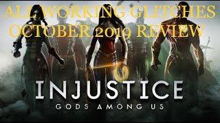 INJUSTICE ALL WORKING GLITCHES | OCTOBER 2019 GLITCH REVIEW AND GIVEAWAY