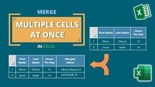 How to Merge Multiple Cells in Excel at Once