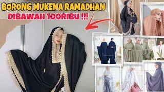 SHOPEE HAUL MUKENA TARAWIH LEBARAN DIBAWAH 100RIBU !!! REALPICT SEMUAAA