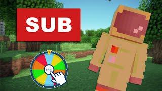 Minecraft Streamer vs Viewers! (Spin the Wheel) #shorts