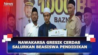 Nawakarsa Gresik Cerdas Salurkan Beasiswa Pendidikan - iNews Jatim 04/09