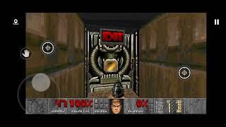 Doom II Level 1 speedrun attempt on Android