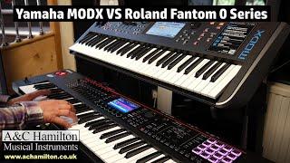 Yamaha MODX VS roland Fantom 0 Series