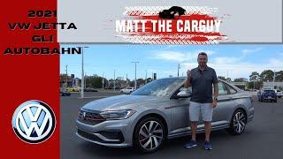 2021 VW Jetta GLI Autobahn is an awesome performance sedan. Full review, walk around and test drive.