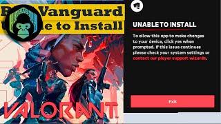 [SOLVED] How to Fix Unable To Install Valorant | Installation Problem  (Vanguard Issues)