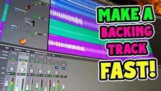 How I Make Backing Tracks QUICKLY