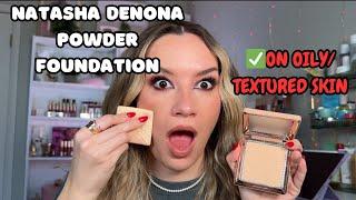 NEW NATASHA DENONA HY-GLAM POWDER FOUNDATION | OILY/TEXTURED SKIN