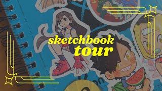 my old high school sketchbooks!  2020-2022 sketchbook tour