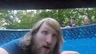 PSYCHO UNCLE IMPACTS POOL! BTS