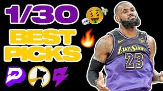 PRIZEPICKS BEST NBA PICKS TODAY (1/30) - THE STREAK CONTINUES!