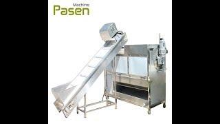 continuous ptoato washing peeling machine from Sally 0086-15937125109