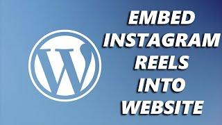 How To Embed Instagram Reels Into WordPress Website or Blog