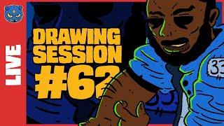  Drawing Sessions #62 // Hab Oh Live (Morning) // 1-18-2024