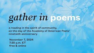 Gather in Poems 2024