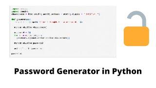 How to make password generator in Python