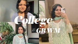 College Get Ready With Me - morning routine | Hansika Krishna