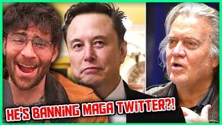 Elon Musk is CRASHING OUT Over MAGA Twitter | Hasanabi Reacts