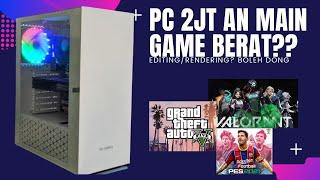 Rakitan PC 2jt an bisa GAMINK? AMD Phenom X4 GTX 460 ft Enlight Flash V3 White