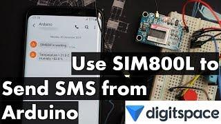 Send SMS/Text from Arduino using SIM800L | DigitSpace