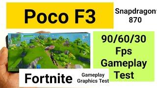 Poco F3 Fortnite Gameplay graphics review