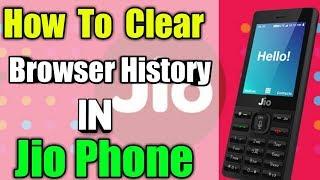 Clear Your  History In Jio Phone (1500) | Jio Phone Latest Tricks #14 | By Hungry Brain