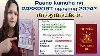 Paano kumuha ng Passport sa DFA ngayong 2024? How to get Passport online in 2024? Appointment online