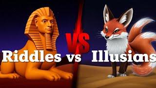 Sphinx vs Kitsune: Epic Showdown of Riddles and Illusions | Mythical Creatures Clash!