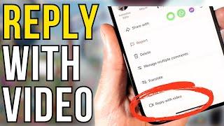 Reply to Comment With Video on TikTok | Easy Tutorial