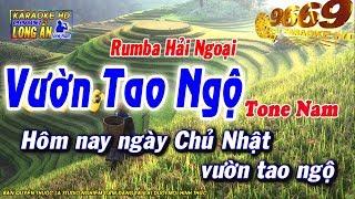 Karaoke Nhạc sống - Vườn Tao Ngộ | Tone Nam | Beat chất lượng cao 9669