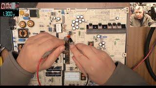 Samsung UA65HU8500 TV repair - Switching Power supply board repair guide
