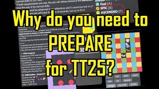 Why do you need to PREPARE for TT25? Endgame in Epic RPG #1