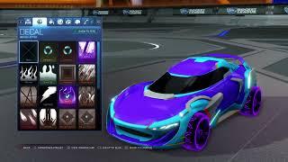 I got sky blue nexus sc in rocket league