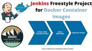 Set Up Jenkins Freestyle Project for Docker Container Images | Jenkins FreeStyle Project Tutorial