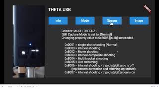 RICOH THETA USB API Development Quick Start