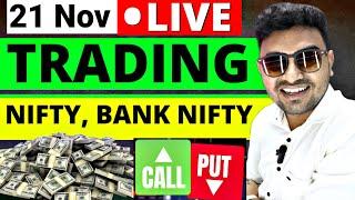 21 Nov Live Trading NIFTY 50, SENSEX Intraday Scalping with Sonu Singh  @SonuSinghSpeaker #trading