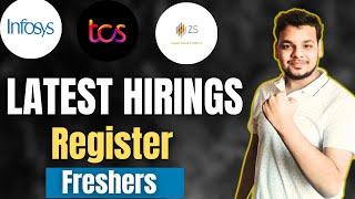Infosys , ZS , TCS Hiring Drives | OFF Campus Drive For 2024 , 2023 , 2022 Batch Hiring | Freshers