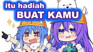 [ VTUBER ID ] PEKOMOONA TEE TEE !!! (HOLOLIVE SUB INDO VTUBER SUB INDO HOLOID CLIP