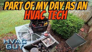 A Normal Day As An HVAC Technician! #hvaclife #hvacguy #hvactrainingvideos