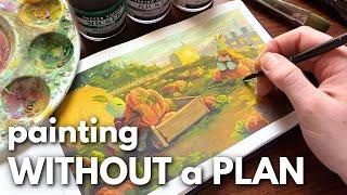 how to SPICE UP your creative practice // cozy gouache art vlog