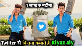 riyaz aly twitter se kitna kamate hai | riyaz monthly twitter income | how much riyaz earn twitter