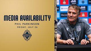 Media Availability: Phil Parkinson | Vancouver Whitecaps FC vs. Wrexham AFC | July 26, 2024