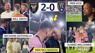 Will Smith, Becks, Antonella & Fans Crazy Reaction to Messi's Performance vs Real Salt Lake!