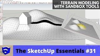 Terrain Modeling in SketchUp with Sandbox Tools - The SketchUp Essentials #31
